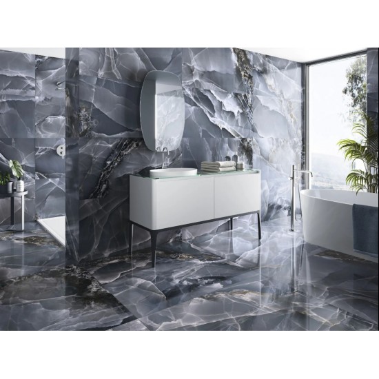 Πλακάκι Onyx Bleu Pulido 60X120 Baldocer Μπλε Γυαλιστερό Μαρμαριζέ Πλακάκι Onyx Bleu Pulido 60X120 Baldocer Μπλε Γυαλιστερό Μαρμαριζέ